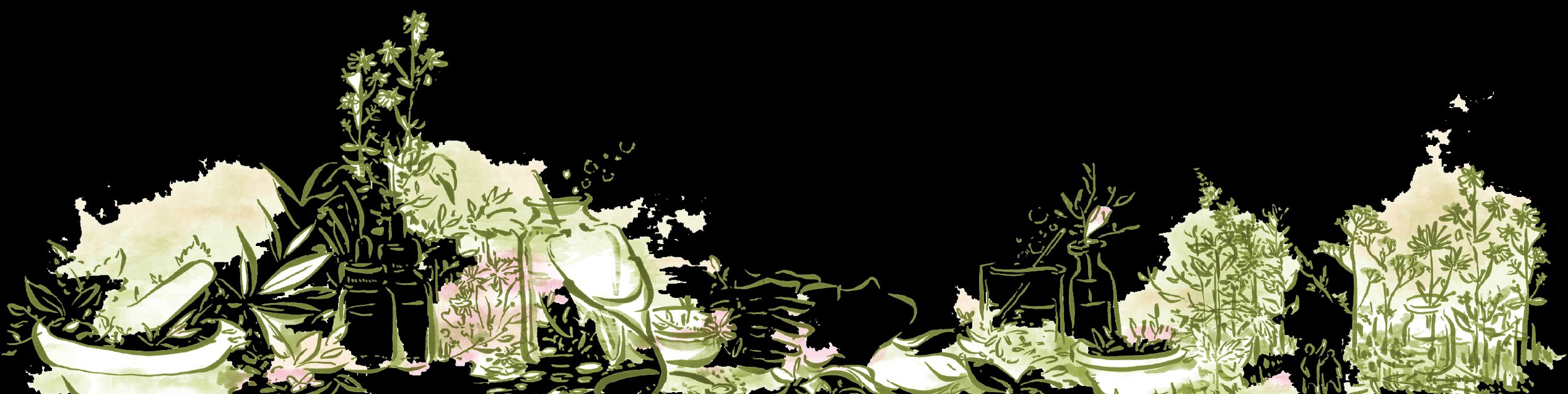 Decorative blog banner illustration